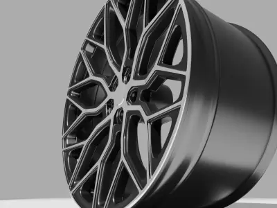 Vossen HF-2 Hybrid Forged Wheels Free 3D model
