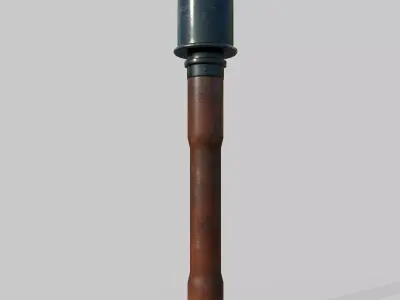 Grenade M24 Stielhandgranate Low-poly 3D model