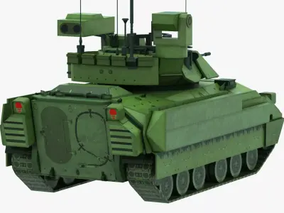 Infantry Fighting Vehicle Military Army Game Ready Low-poly 3D model