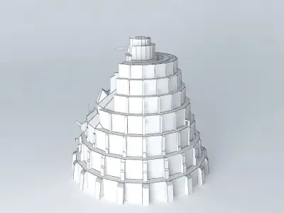 Tower of babel Free 3D model