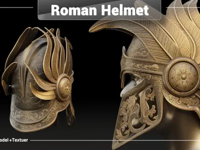 Roman Helmet 3D model purchase