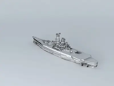 IJN YAMATO Free 3D model
