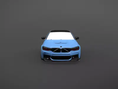 Sedan 5 series 3D print model
