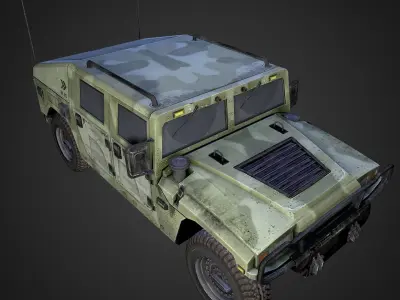 US Army Humvee HMMWV 3D model