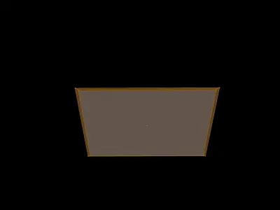 Drop Ceiling Grid Array Low-poly 3D model