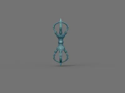 A Tibetan vajra Dorje 3D print model