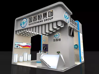 Exhibition - Area -6X6-3DMAX2009-6 3D model