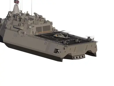 USS Pierre LCS-38 3D model