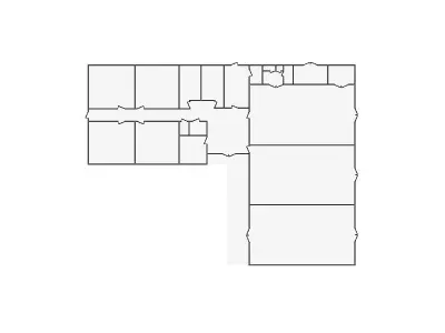 Commercial Interior Sketch - 7501-8000 SF - Xactimate 3D model