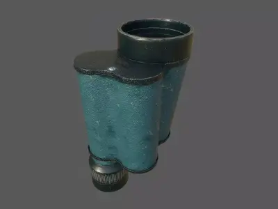 Monocular MP3 8x30 Low-poly 3D model