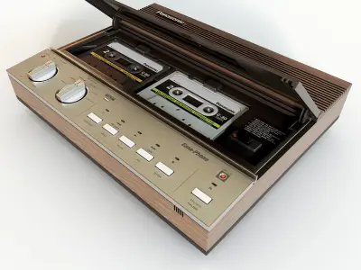 Vintage Panasonic Answering Machine 3D model