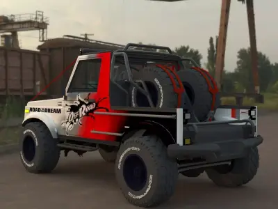 gypsy modified Low-poly 3D model