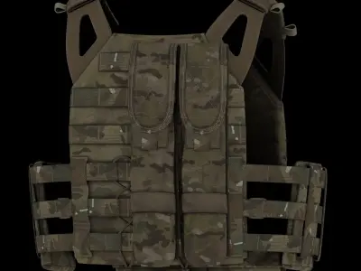 Paraclete Slap Charge Pouch Low-poly 3D model