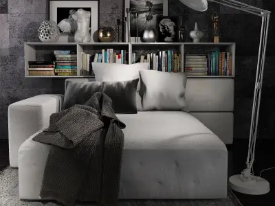 Twils livingroom set 3D model