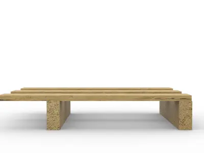 Display pallet 400x600mm Free low-poly 3D model