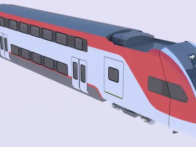 Trains USA and Canada 3D Model Pack