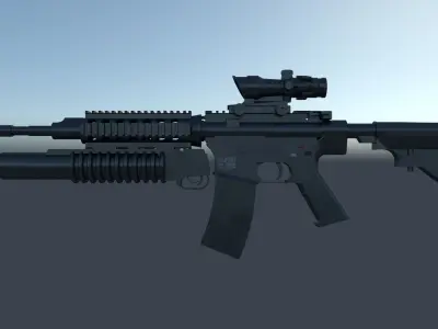 I4A1 Carbine Mod Mastery 3D model