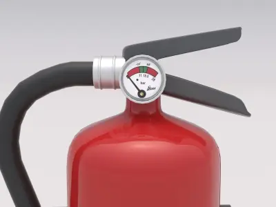 Fire Extinguisher 01 Low-poly 3D model purchase