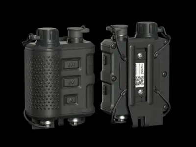 Invisio V50 PTT Low-poly 3D model