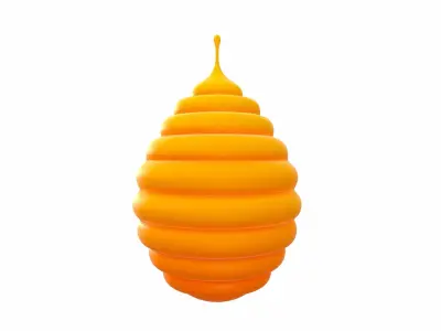 Bee Hive 3D model