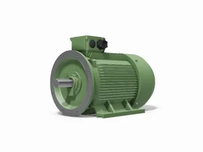 280M B35 Top 2 Pole IEC electric motor - 3D CAD model 3D model