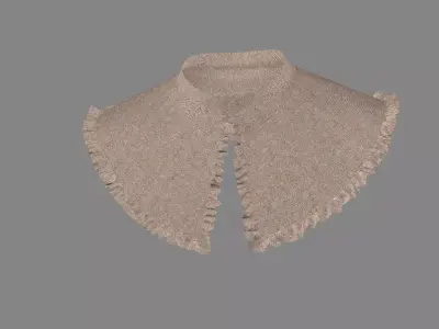 Dress collars scarves and necklaces decorated 3d models 3D model shop
