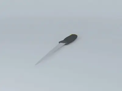 knife with handle Free 3D model