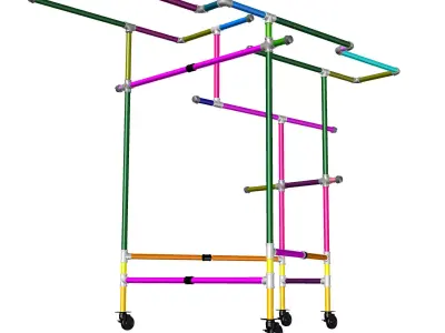 Pipes Rack  Assembly Free 3D model