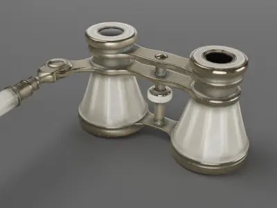 Opera Binoculars Low-poly 3D model