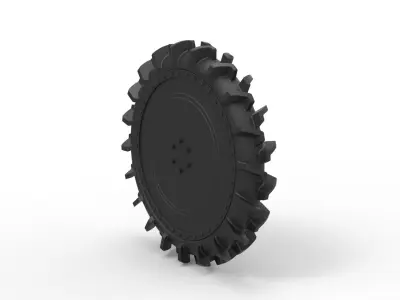Wheel from swamp buggy 3D print model