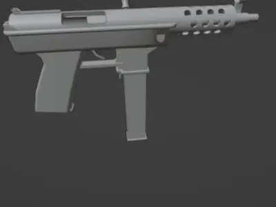 SUBMACHINE GUN 3D model