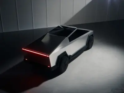 tesla cybertruck 3d model 3D model