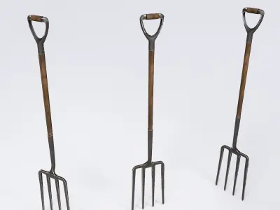 Spade fork 3d model  3D model