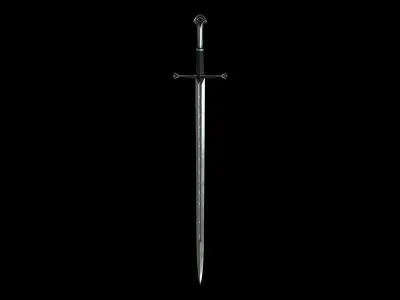 ANDURIL SWORD - LORD OF THE RINGS 3D model