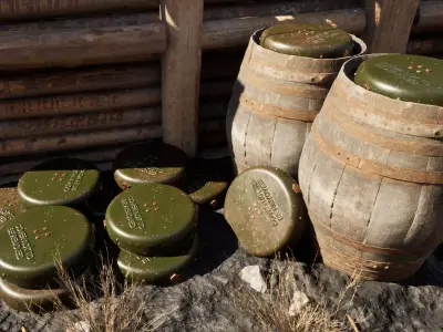 British WW2 Mk2 Anti-Tank Mine 3D model