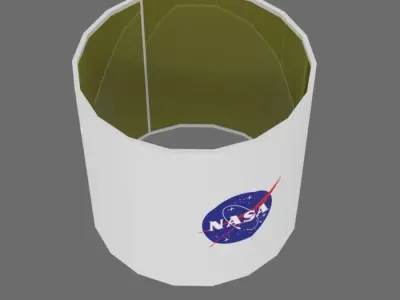 Rocket nasa space shuttle Free low-poly 3D model