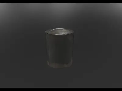 Paint cans 13x11cm Low-poly 3D model