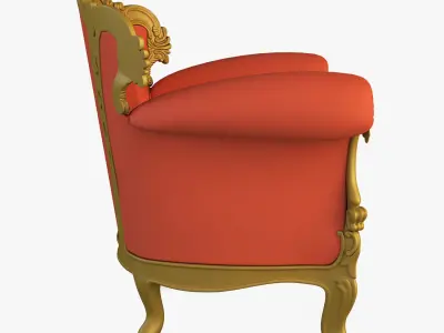 Rolnstreen armchair 3D model