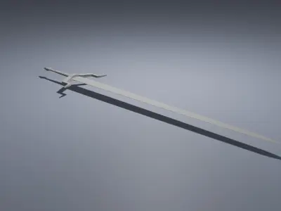 Blade sword Free low-poly 3D model purchase