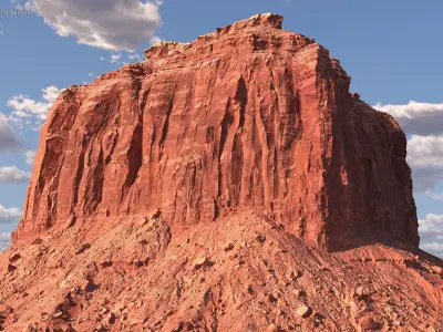  Monument Valley Merrick Butte Rock Formation 