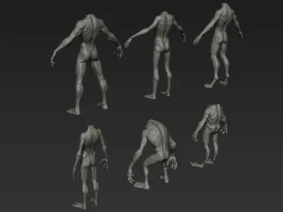 Creature Bodies Part 1 3D model