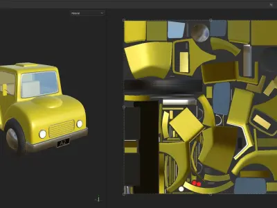 Stylized Car Sets 3D Model Pack