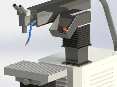 Laser welding impulse MANUAL mashine YAG Nd 3D model 3D model