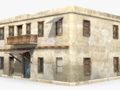 Arab x5 Low-poly 3D model