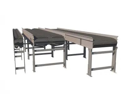 Conveyor Belt Animated  3D model