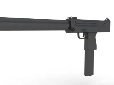 MAC-11 Machine Pistol 3D model buy