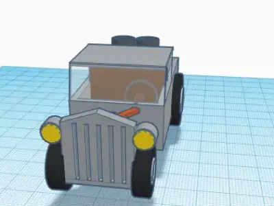 Hot Rod Truck 3D model