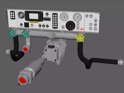 Fire Pump  3D model by f3lix-lpz