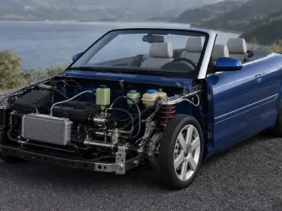 Hydraulic Steering Rack System Model 3D model