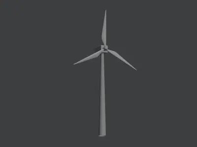 Wind Turbine 3D model 6